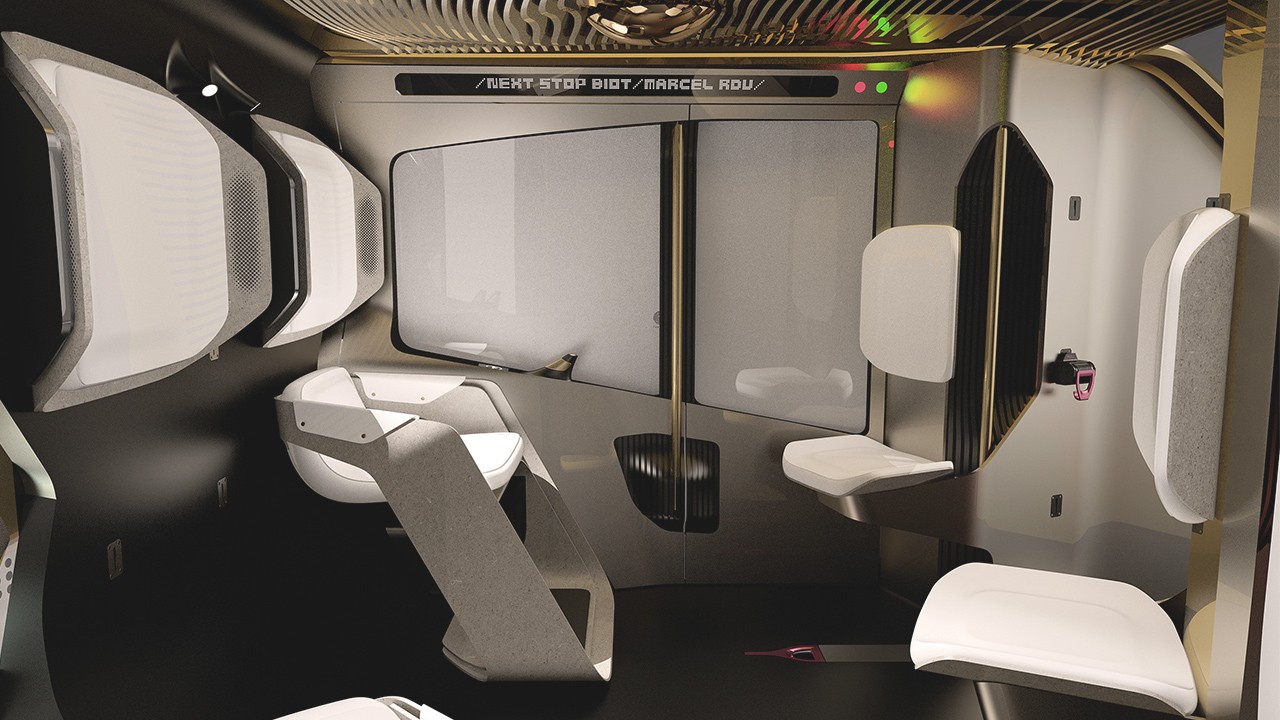 Toyota e-Care inside view