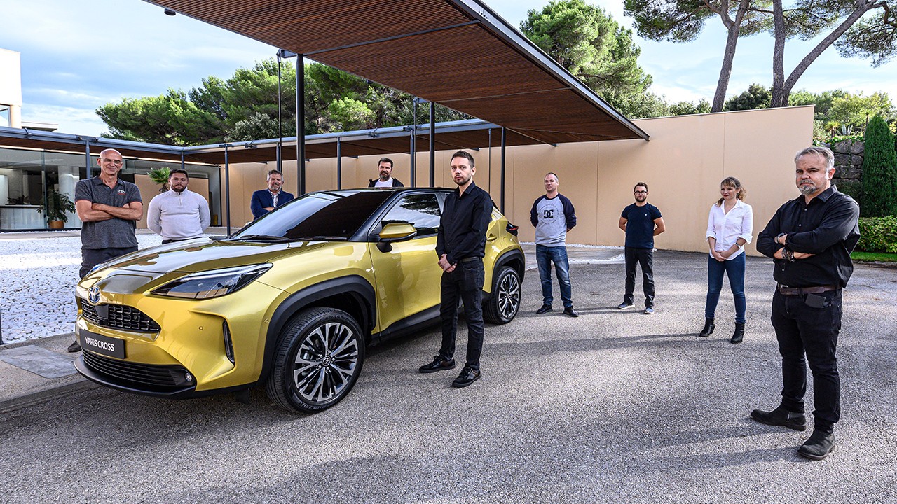 Toyota Yaris Cross design team