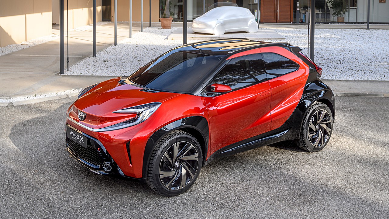 Toyota Aygo X Prologue 3/4 front view