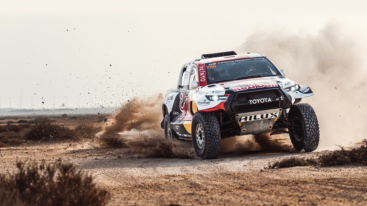 Toyota Hilux at the Dakar Rally