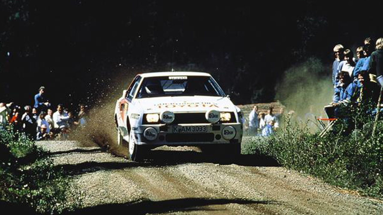 Toyota Corolla at the 1,000 Lakes Rally in Finland