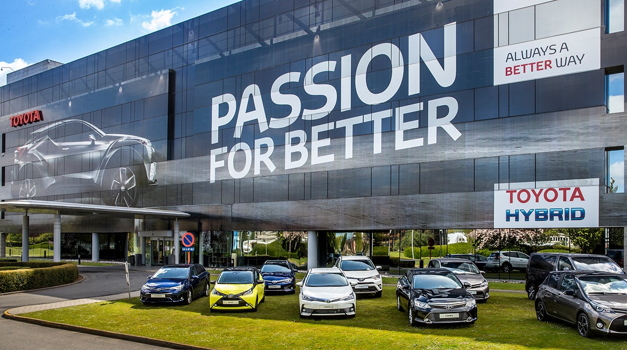 N.V. Toyota Motor Europe Marketing & Engineering S.A. (TMME)  building with hybrid range
