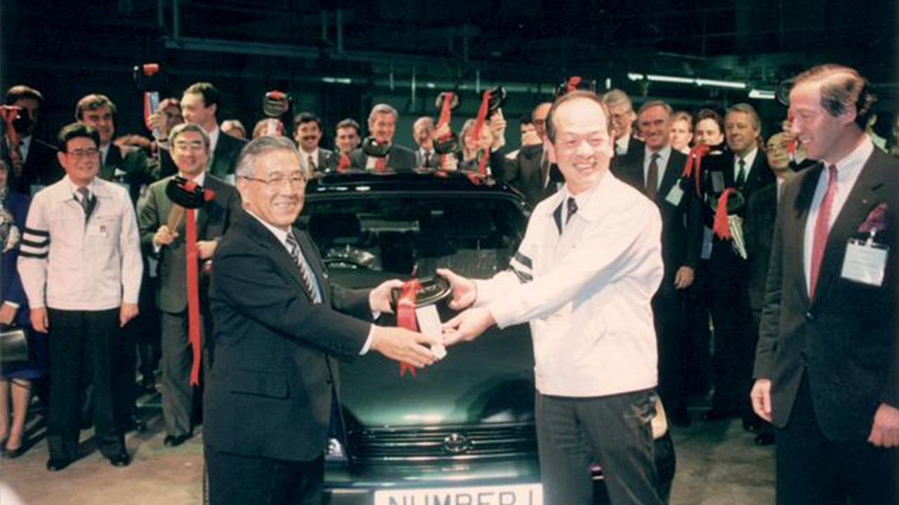 Shaking hands at TMUK