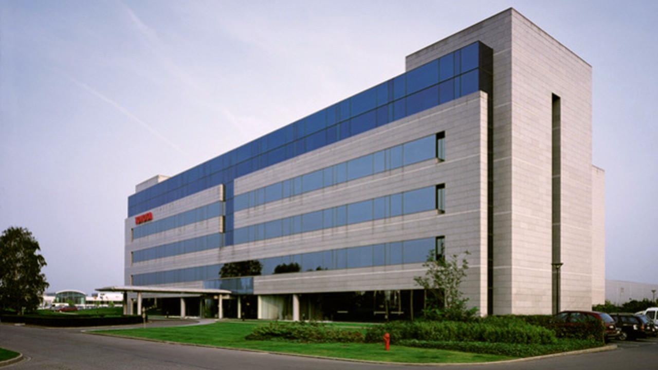 Toyota's European headquarters in Brussels,Belgium