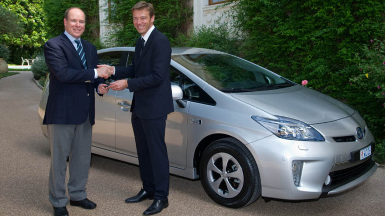 Prius Plug-In Hybrid is delivered to H.S.H. Prince Albert II of Monaco