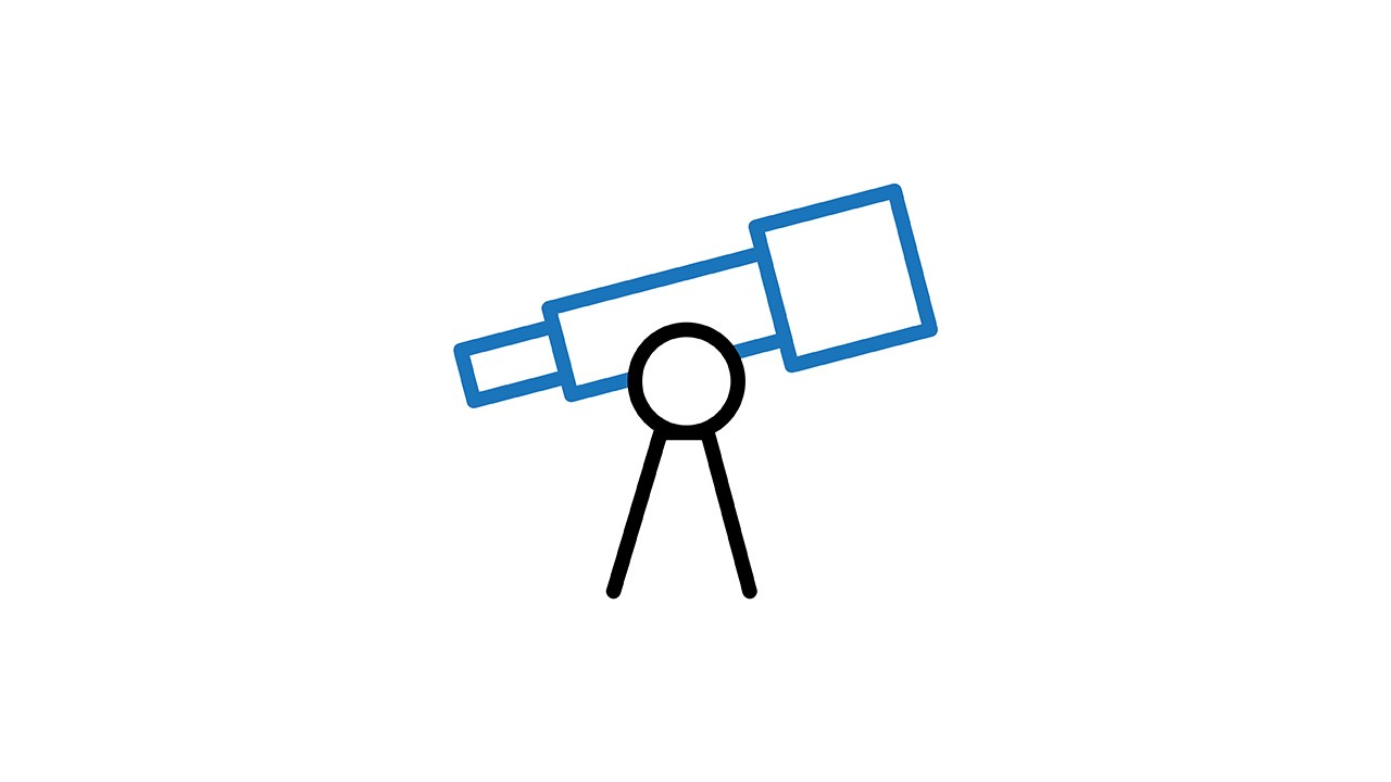 Telescope pictogram