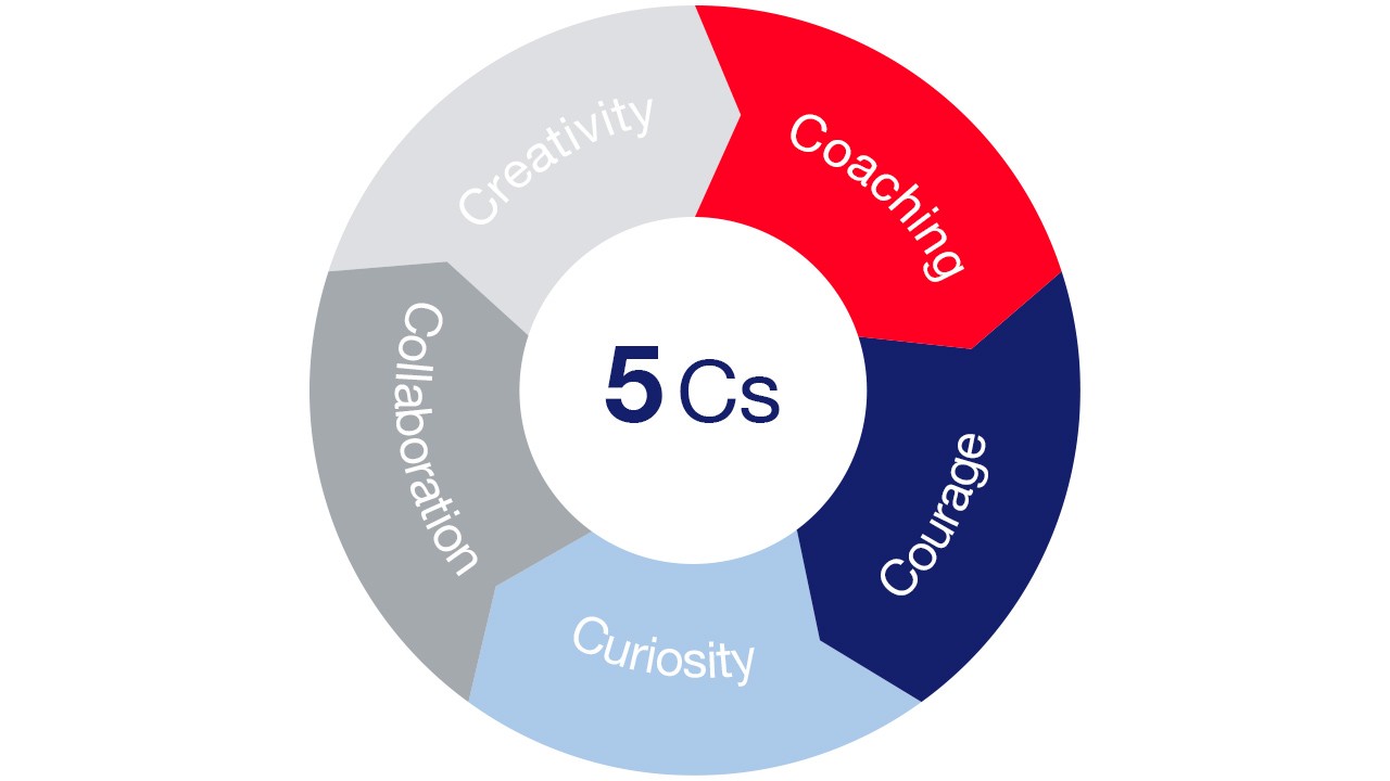 Infographic of the 5 Cs