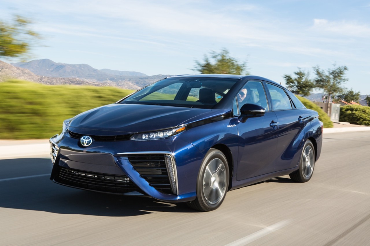 Hydrogen-powered fuel cell vehicle: Toyota Mirai