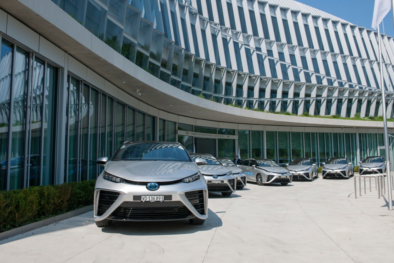 The first temporary hydrogen fuelling station in Switzerland