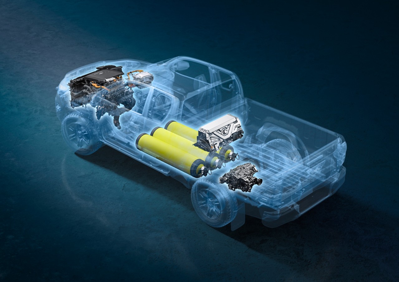 hydrogen fuel cell hilux