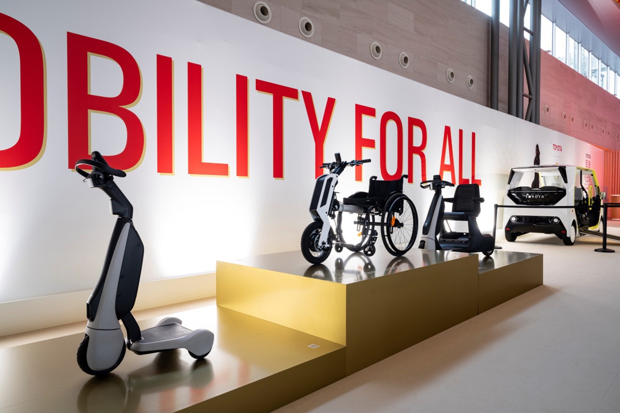 Mobility for all stand in Kenshiki with applications for Paris 2024