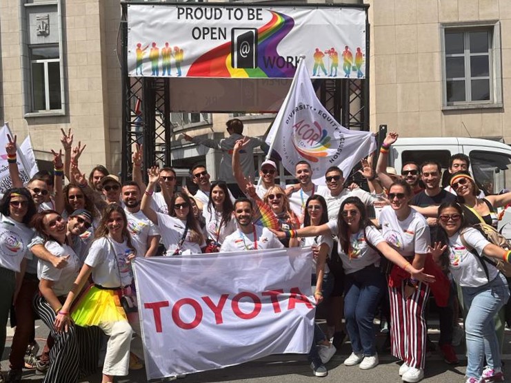Toyota Motor Europe during Brussels Pride