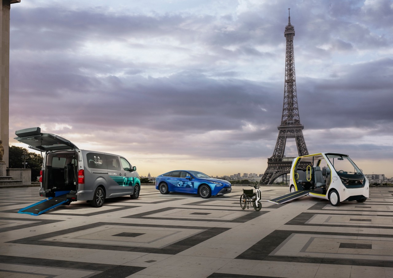 Toyota fleet for Paris 2024 - Hero