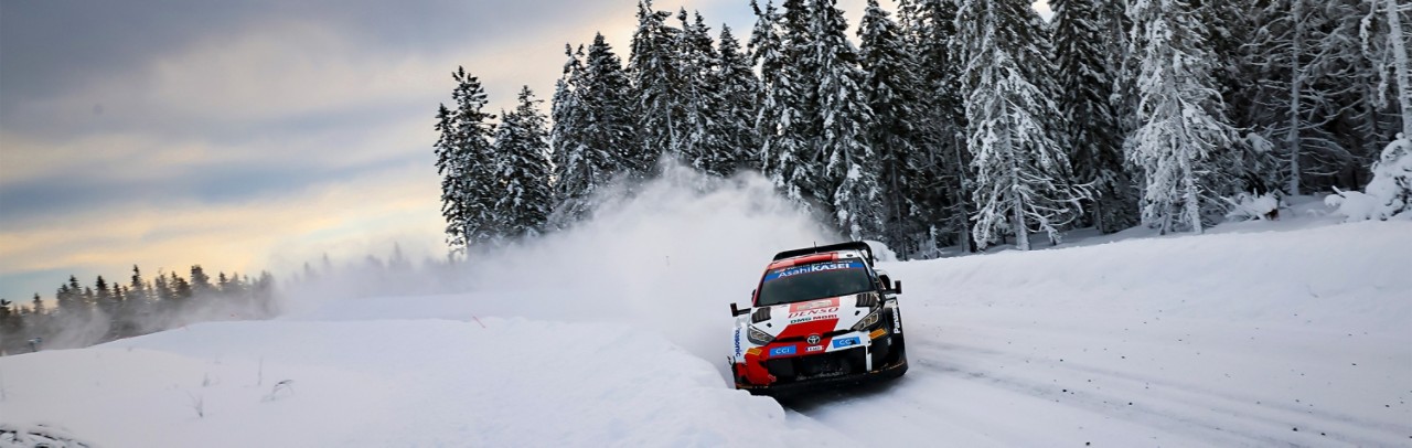 WRC Rally Sweden: TOYOTA GAZOO Racing fourth and fifth after a close snow fight