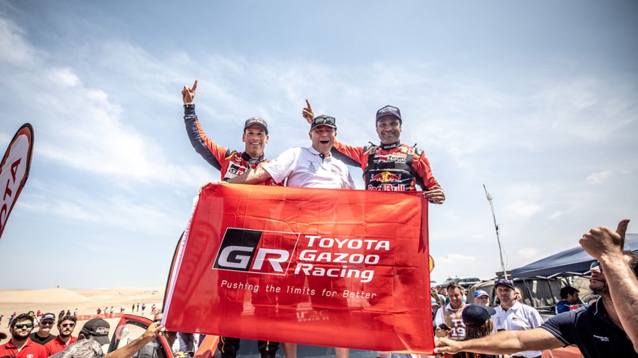 Victory for Toyota Gazoo Racing