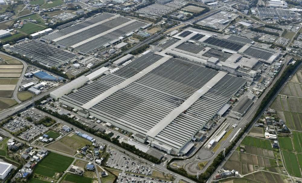 Toyota Tsutsumi plant in Japan